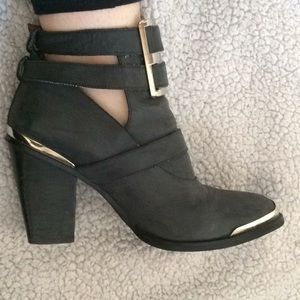 Jeffrey Campbell Dark Gray Booties